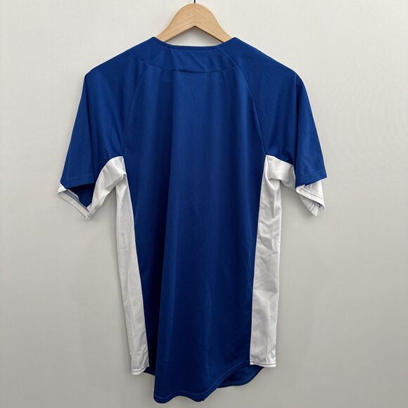 Teamwork Athletic Apparel Baseball Blank Jersey Adult Sz Small 34-36 Royal Blue - Picture 7 of 7